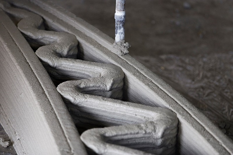 The 3D concrete printing removes the need to develop logistical plans that are usually expensive. 